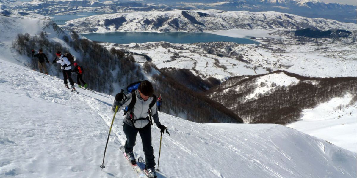Monte di Mezzo 2155 m | Scialpinismo sui Monti della Laga