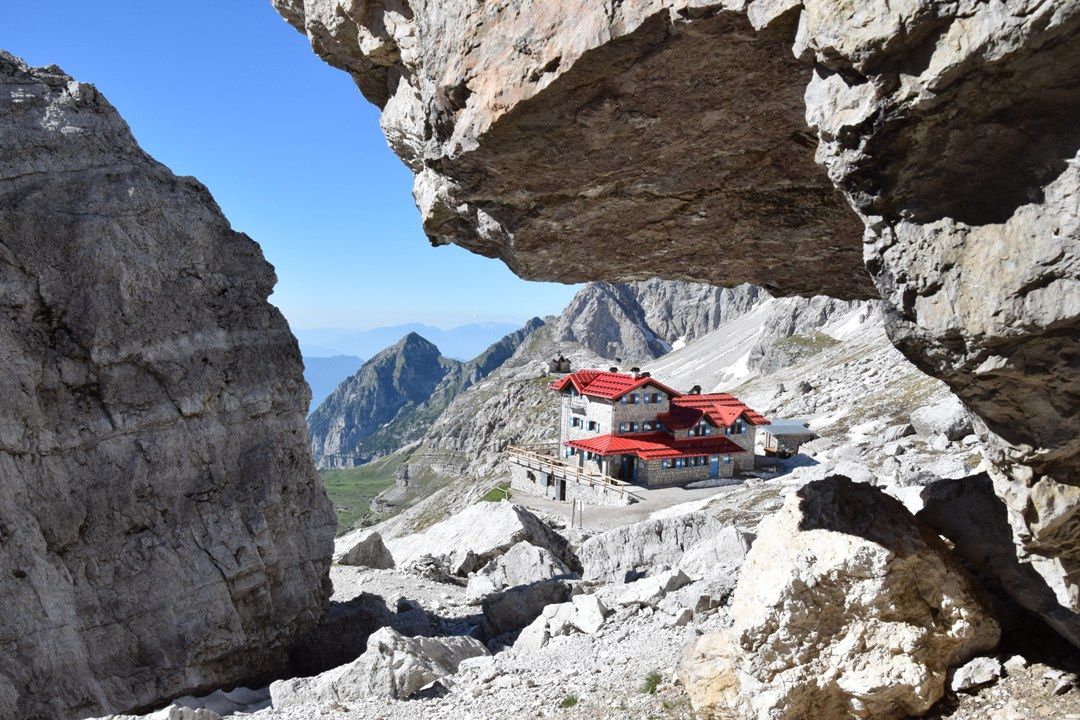 Il Rifugio Agostini in Val d’Ambiez, Dolomiti di Brenta