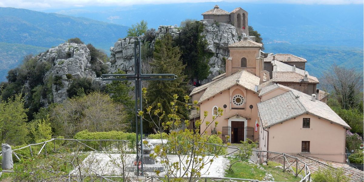 Il Santuario della Mentorella da Pisoniano
