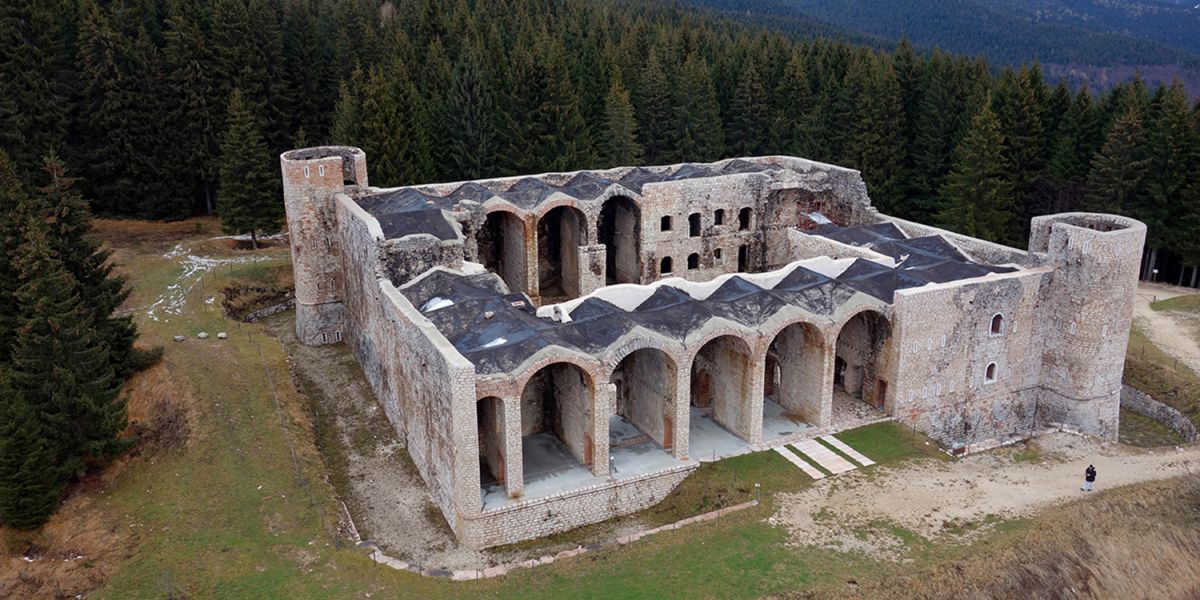 Al Forte Interrotto e al Monte Mosciagh sul Sentiero Caduti – Alberi e Soldati