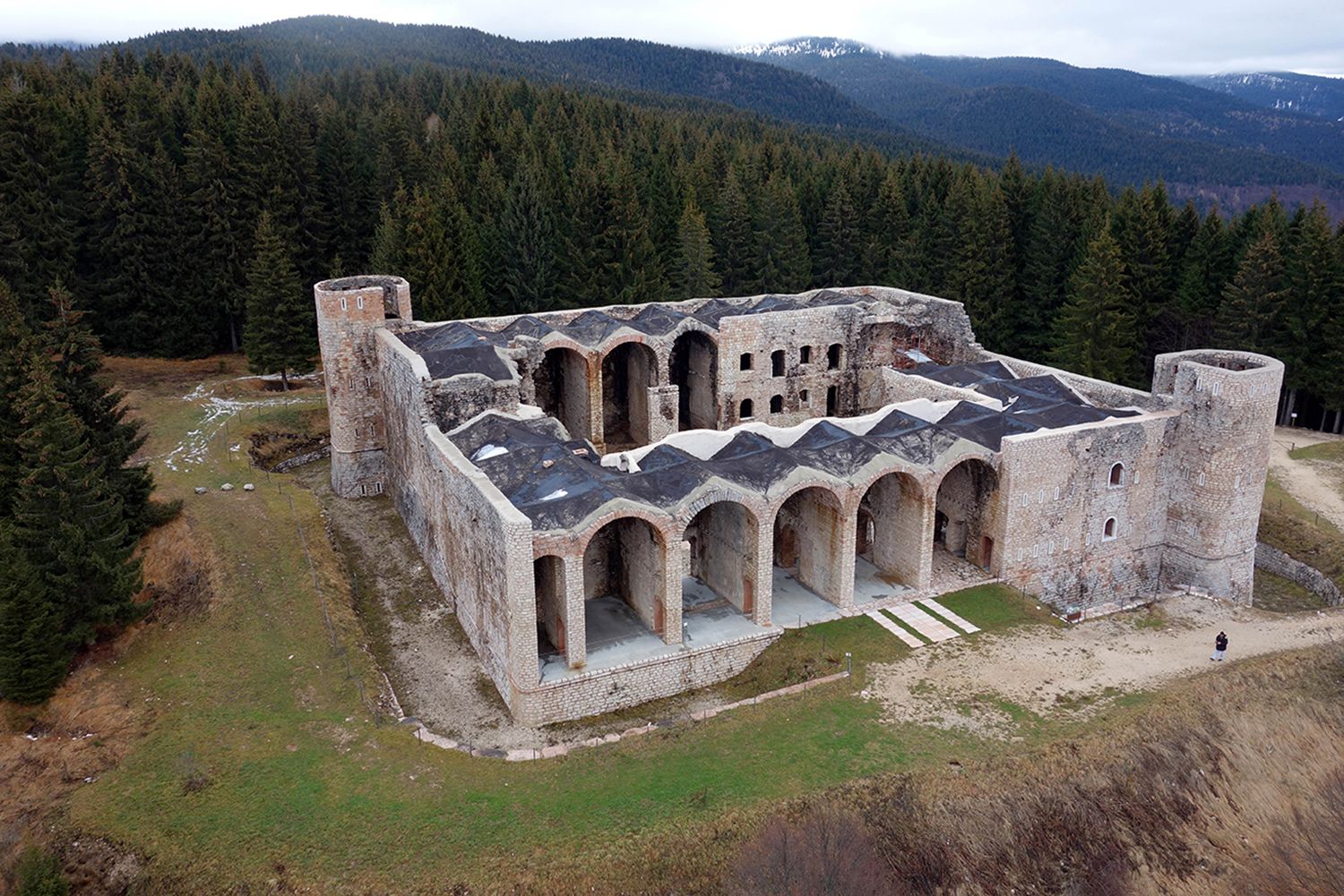 Al Forte Interrotto e al Monte Mosciagh sul Sentiero Caduti – Alberi e Soldati