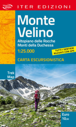 mappa del Monte Velino