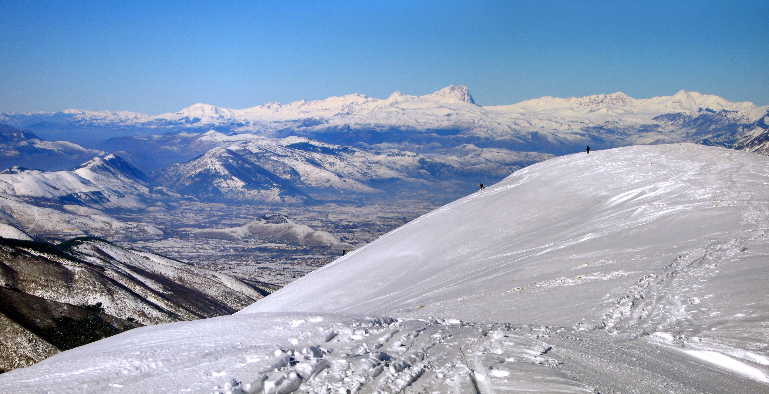 Monte Rotella dall’altopiano delle Cinque Miglia | Skialp Maiella