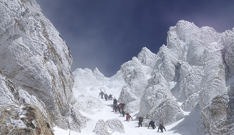 Skialp sul Corno Grande Vetta Occidentale (2914 m)