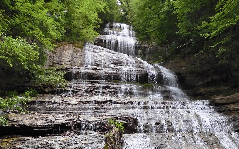 Le cascate delle Prata e della Volpara