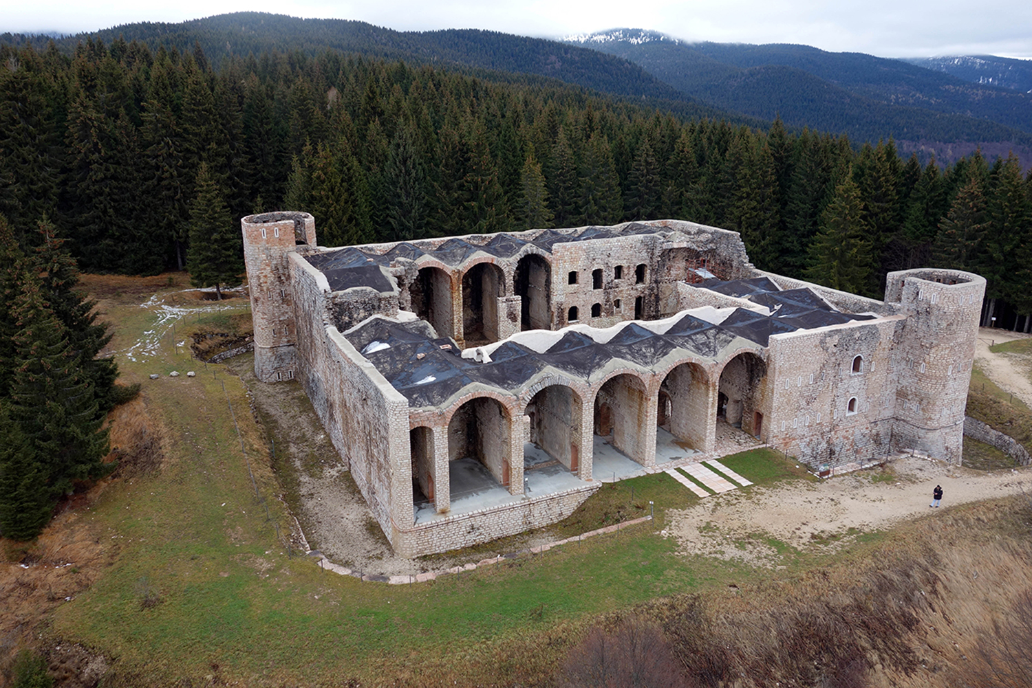 Al Forte Interrotto e al Monte Mosciagh sul Sentiero Caduti – Alberi e Soldati