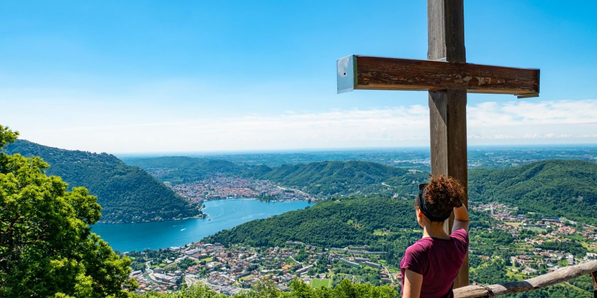 Croce dell’Uomo (790 m) | a piedi intorno al Lago di Como