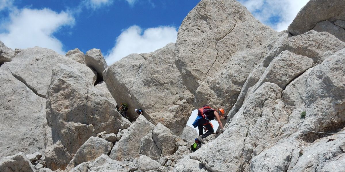 Corno Piccolo per le ferrate Ventricini e Danesi | Gran Sasso